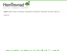 Tablet Screenshot of hemtrevnadab.se